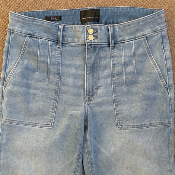 EUC White House Black Market High Rise Everyday Soft Jeans Size 14 - Picture 6 of 12